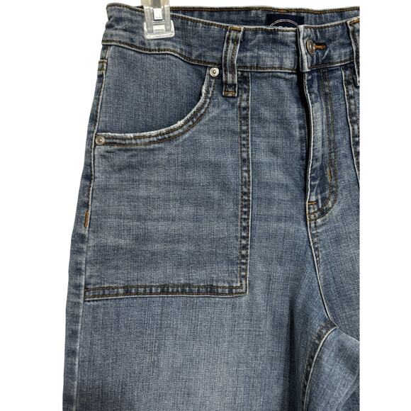 Scoop Jeans Utility Wide Leg Size 6 High Waisted Hippie Festival 90’s - Picture 2 of 9